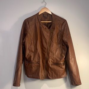 Odyn faux leather woman’s jacket size XL